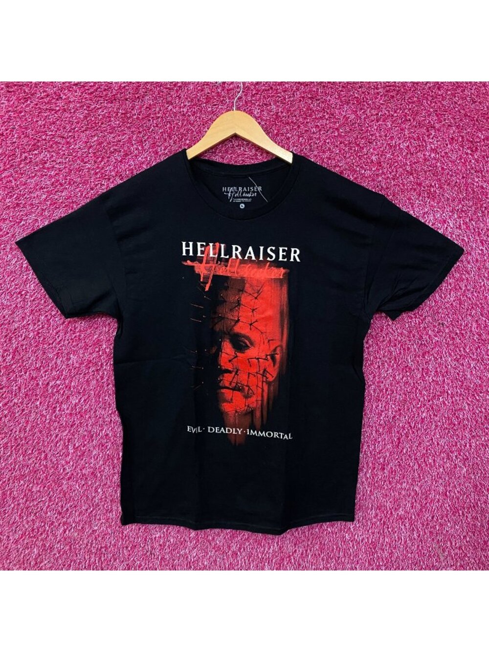 Hellraiser : Hellseeker Immortal Pinhead Graphic Horror T-shirt Large